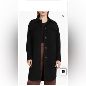 Vince recycled wool shirt coat